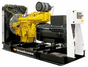 Дизельный генератор 252 квт Broadcrown BC-V350 открытый (на раме) - новый
