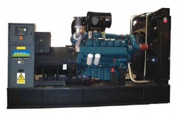 Дизельный генератор 300 квт Aksa AD-410 открытый (на раме) с АВР - новый