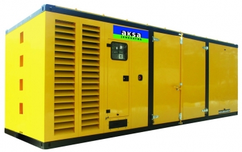 Дизельный генератор 824 квт Aksa APD1100M в кожухе - новый