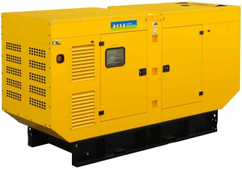 Дизельный генератор 110 квт Aksa APD150A в кожухе с АВР - новый