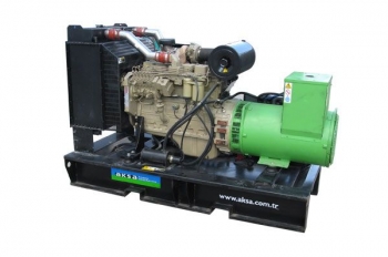 Дизельный генератор 144 квт Aksa APD-200C открытый (на раме) - новый