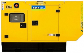 Дизельный генератор 18,4 квт Aksa APD25A в кожухе с АВР - новый