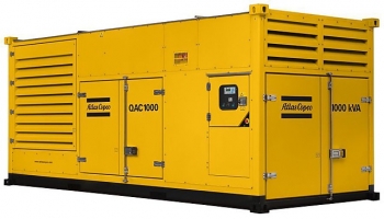 Дизельный генератор 800 квт Atlas Copco QAC-1000 в контейнере с АВР - новый