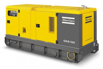 Дизельный генератор 80 квт Atlas Copco QAS-100 в кожухе - новый