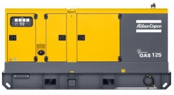 Дизельный генератор 100 квт Atlas Copco QAS-125 в кожухе с АВР - новый