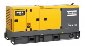 Дизельный генератор 120 квт Atlas Copco QAS-150 в кожухе - новый