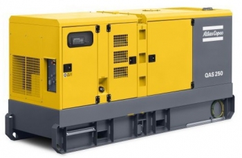 Дизельный генератор 200 квт Atlas Copco QAS-250 в кожухе - новый