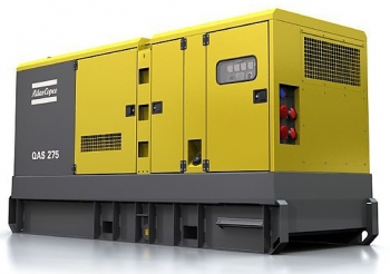 Дизельный генератор 220 квт Atlas Copco QAS-275 в кожухе - новый
