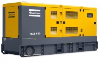 Дизельный генератор 503 квт Atlas Copco QAS-630 в кожухе с АВР - новый
