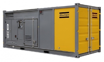 Дизельный генератор 640 квт Atlas Copco QEC-800 в контейнере - новый
