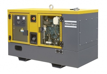 Дизельный генератор 96 квт Atlas Copco QES-120 в кожухе с АВР - новый