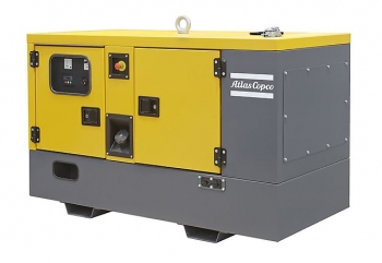Дизельный генератор 16 квт Atlas Copco QES-20 в кожухе - новый