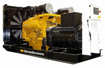 Дизельный генератор 800 квт Broadcrown BCC-1100S/1000P открытый (на раме) - новый