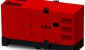 Дизельный генератор 226 квт Fogo FS-280/400-S в кожухе с АВР - новый