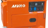 Дизельный генератор 3,15 квт MVAE ДГ-3500-К в кожухе с АВР - новый