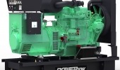 Дизельный генератор 33,8 квт PowerLink GMS42PX открытый (на раме) - новый
