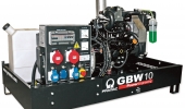 Дизельный генератор 6,5 квт Pramac GBW-10-Y открытый (на раме) - новый