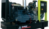 Дизельный генератор 162,1 квт Pramac GSW220-V открытый (на раме) - новый