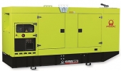 Дизельный генератор 269 квт Pramac GSW-370-V в кожухе - новый