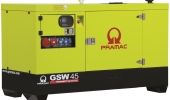 Дизельный генератор 36,6 квт Pramac GSW-45-P в кожухе с АВР - новый