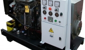 Дизельный генератор 75 квт АМПЕРОС АД-75-Т400 открытый (на раме) - новый