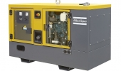 Дизельный генератор 81 квт Atlas Copco QES-100 в кожухе с АВР - новый